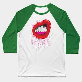 Lips Baseball T-Shirt